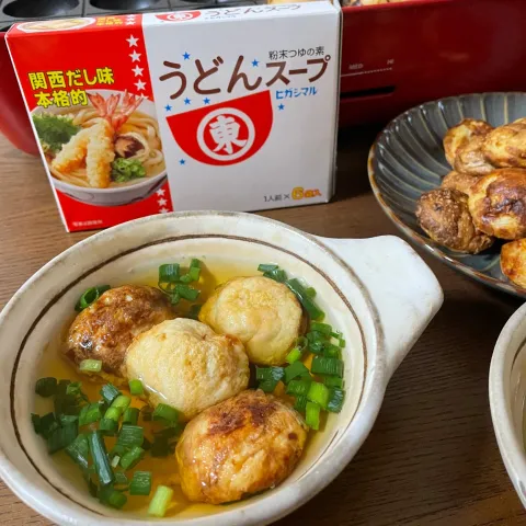 「うどんスープ」を使ってみたSnapdishの料理・レシピ写真:明石焼き風(うどんスープ)使用