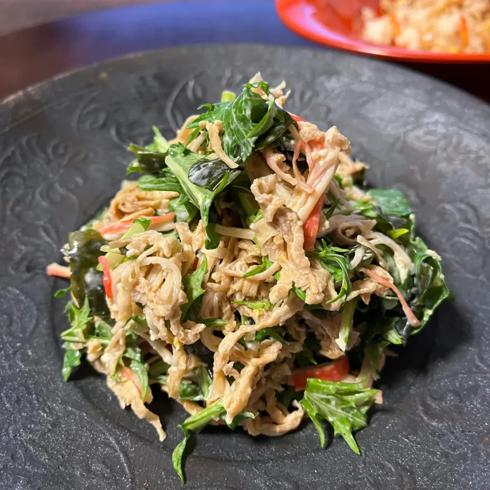 切干大根と水菜の和サラダ🥗|きょーこさん