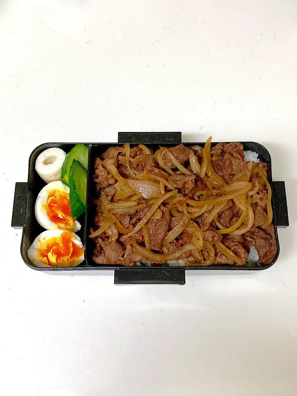 高校生になった次男くんへ　焼肉丼弁当|晴れ時々弁当さん