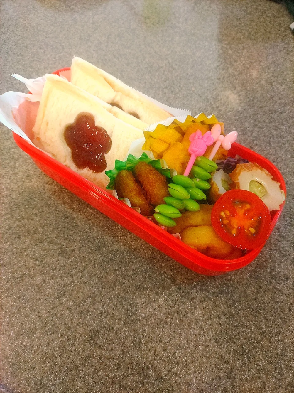 #幼稚園のお弁当
#サンドイッチのお弁当
#簡単
#女の子|あんこさん