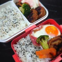 Snapdishの料理写真:今日の二人弁当|yumihahaさん