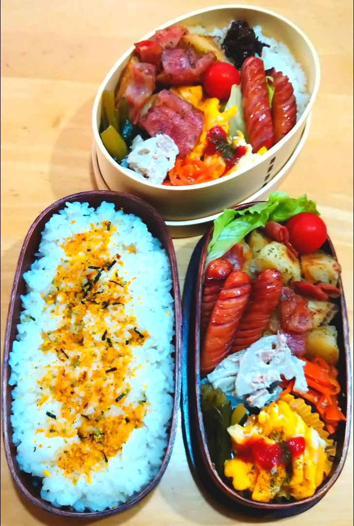 Snapdishの料理写真:ジャーマンポテト弁当|NOZUさん