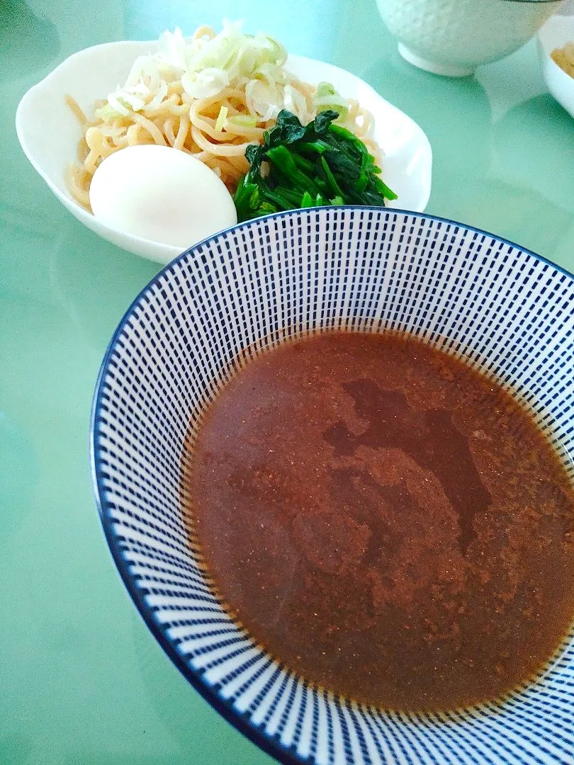 Snapdishの料理写真:魚粉タップリつけ麺😁|かずにゃさん