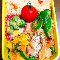 Snapdishの料理写真:息子のお弁当|ラプンツェルさん