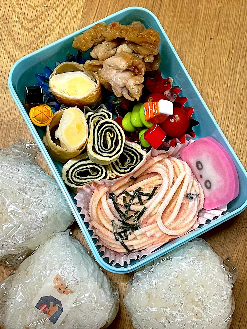 息子の初校外学習弁当🍙|maSami＊さん