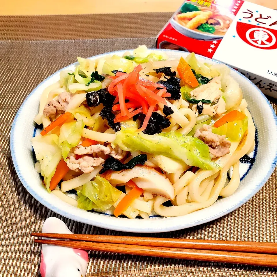 Snapdishの料理写真:焼きうどん|桜実さん