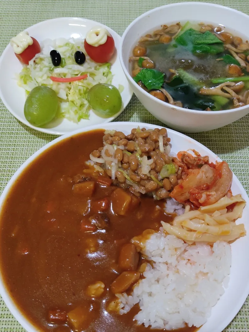 納豆カレーの食べ方|Rピージャーさん