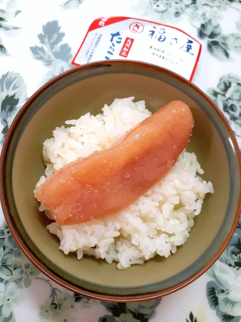 Snapdishの料理写真:🔷新米🍚魚沼こしひかりと福さ屋さんのたらこ20221123㊗️勤労感謝の日🔷|@きなこさん