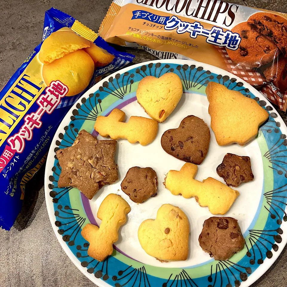 ムーンライトクッキー生地で簡単クッキー🍪|ららさん