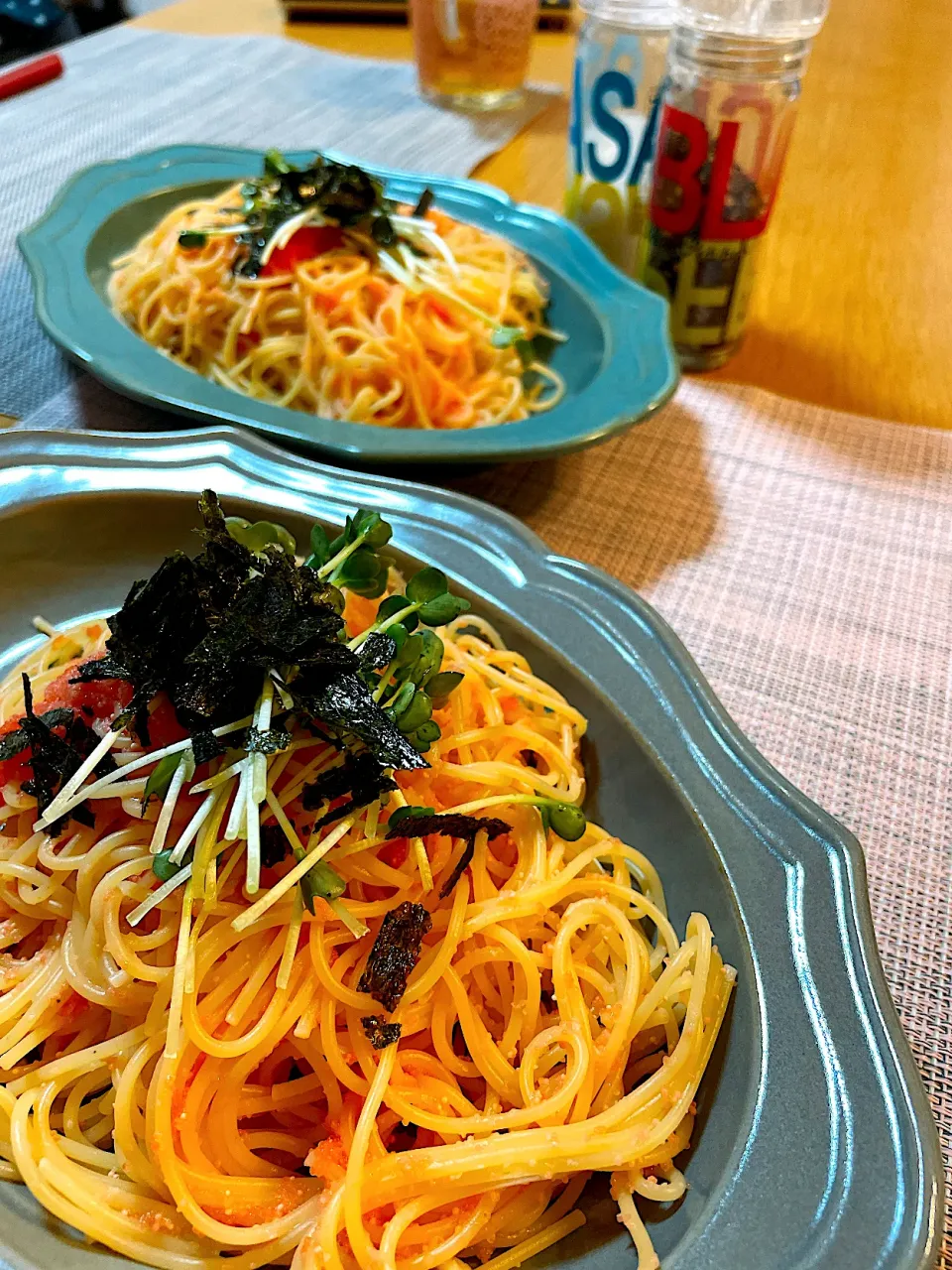 Snapdishの料理写真:和風明太子パスタ|Mikaさん