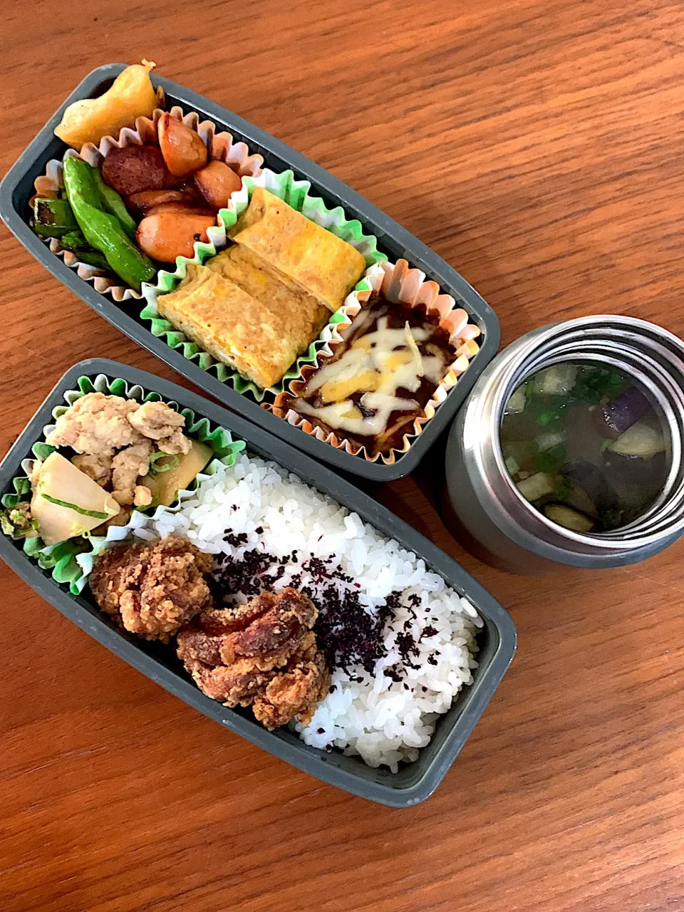 Snapdishの料理写真:2022/11/24 中3息子弁当|こうれい母さん