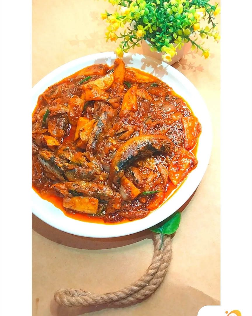 Spicy canned sardines (Indonesian style )|Mrs.Tandoori Channelさん