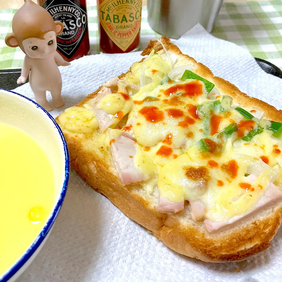 Snapdishの料理写真:オープンサンド|こじゅわいさん