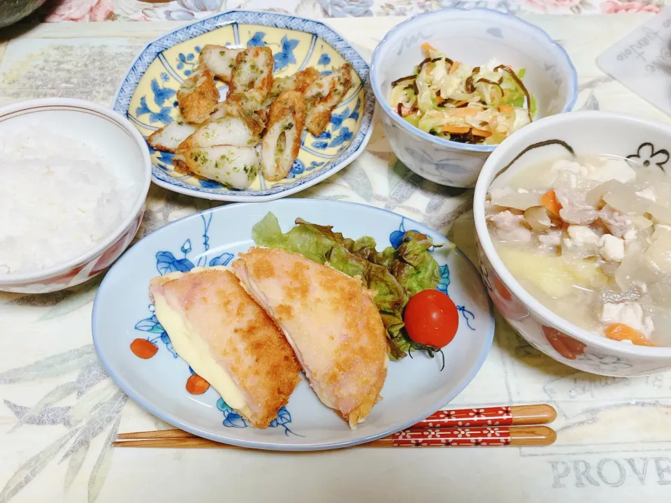 ハムカツ定食🐷|めいちさん