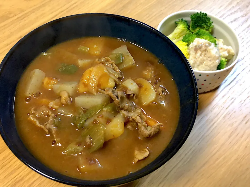 芋煮カレーうどん^_^|さおりさん