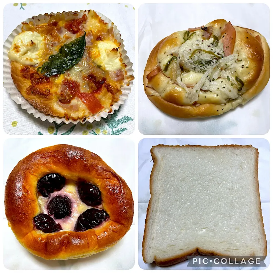 PIZZA!マルゲリータ風、オニオンサラダ、さくらんぼタルト風、エクセレント|こいちさん