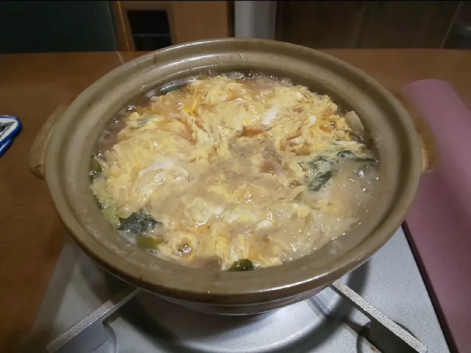 Snapdishの料理写真:雑炊(朝ご飯)|enarinさん