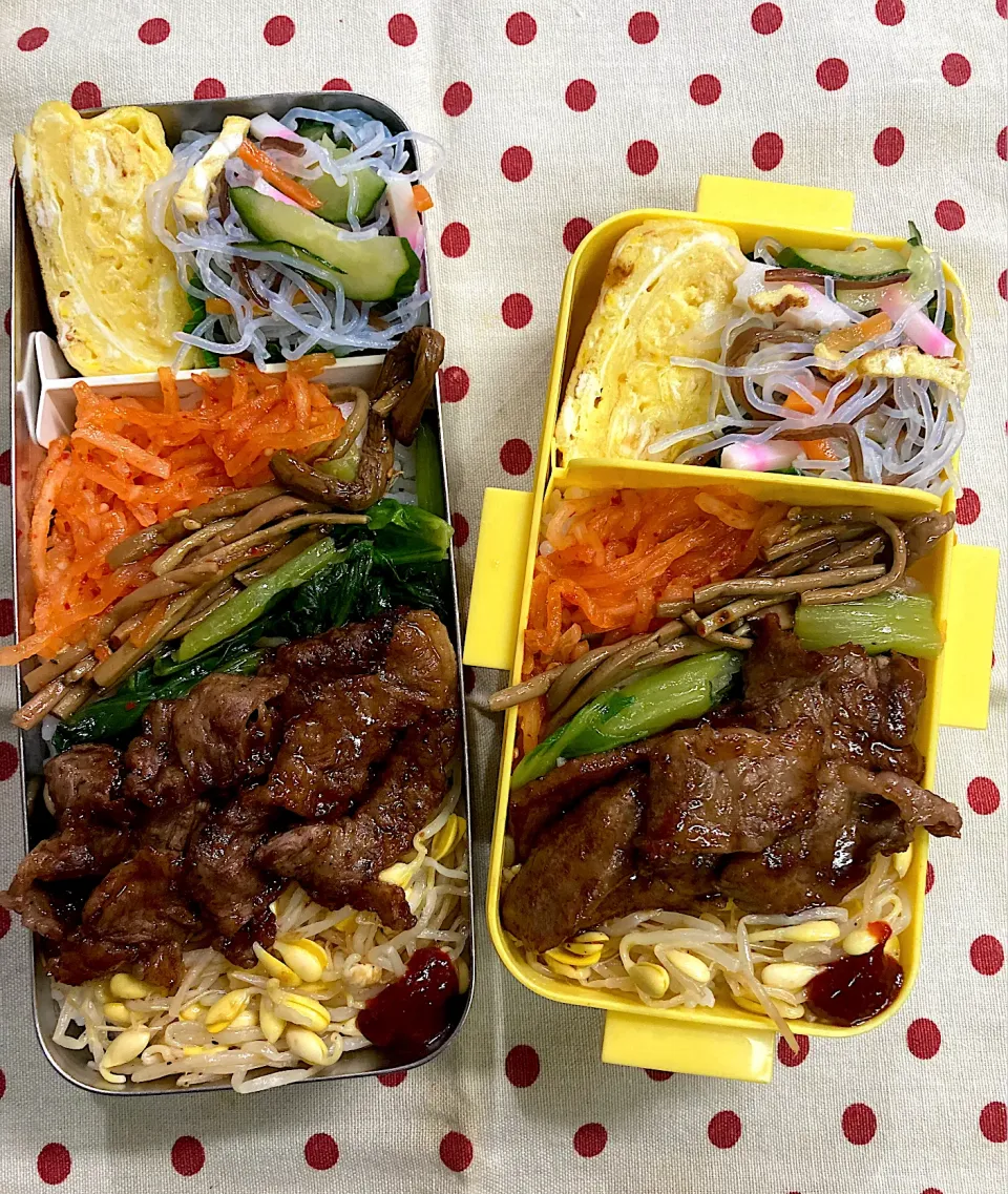 Snapdishの料理写真:週末　ガッツリ弁当🍱|sakuramochiさん