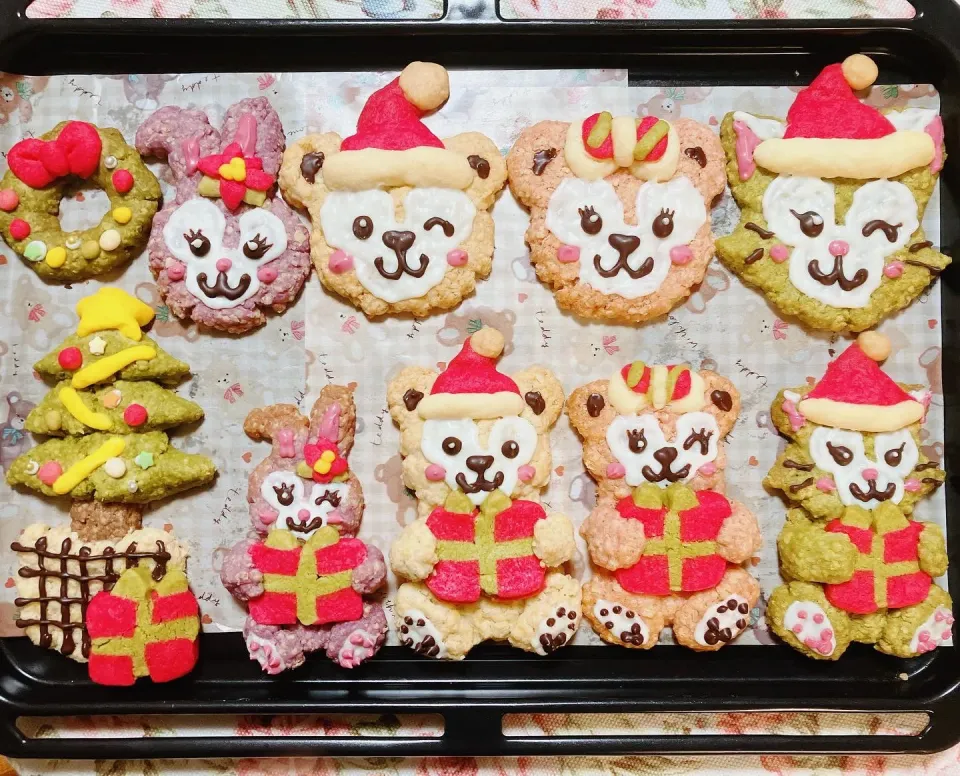 ダッフィークリスマスクッキー🎄🎁🎅🌟🍪🧸|めいちさん