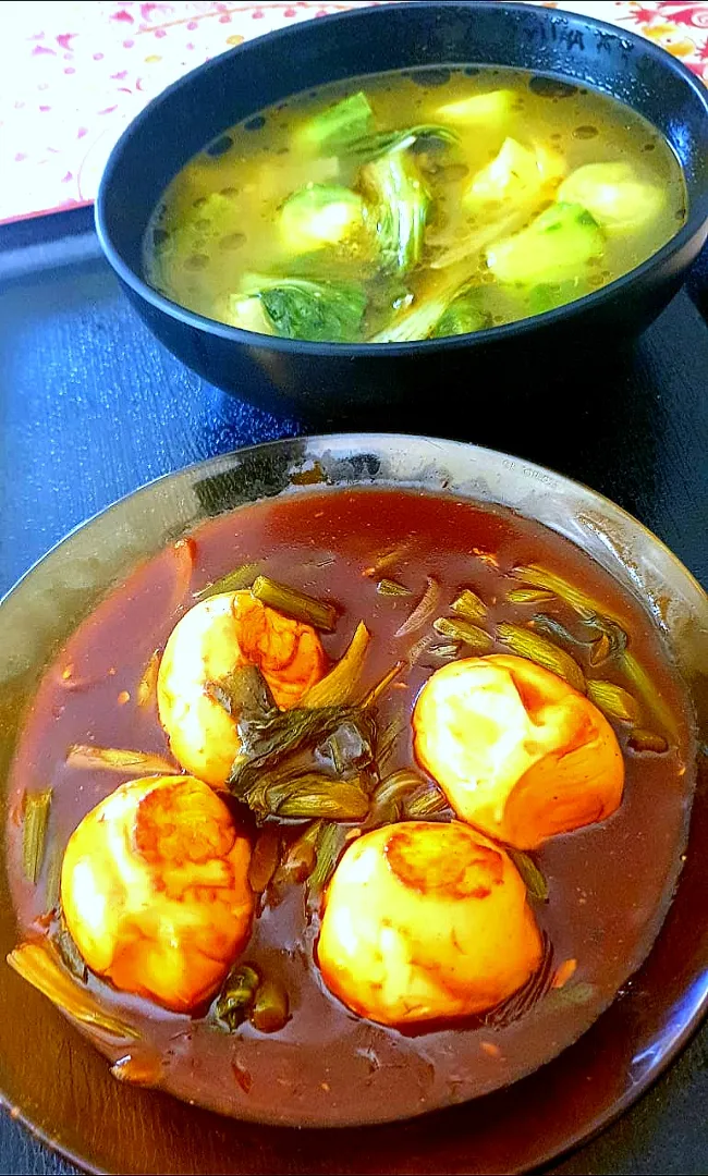 Egg Masak Kicap & Petola Soup|aisverseさん