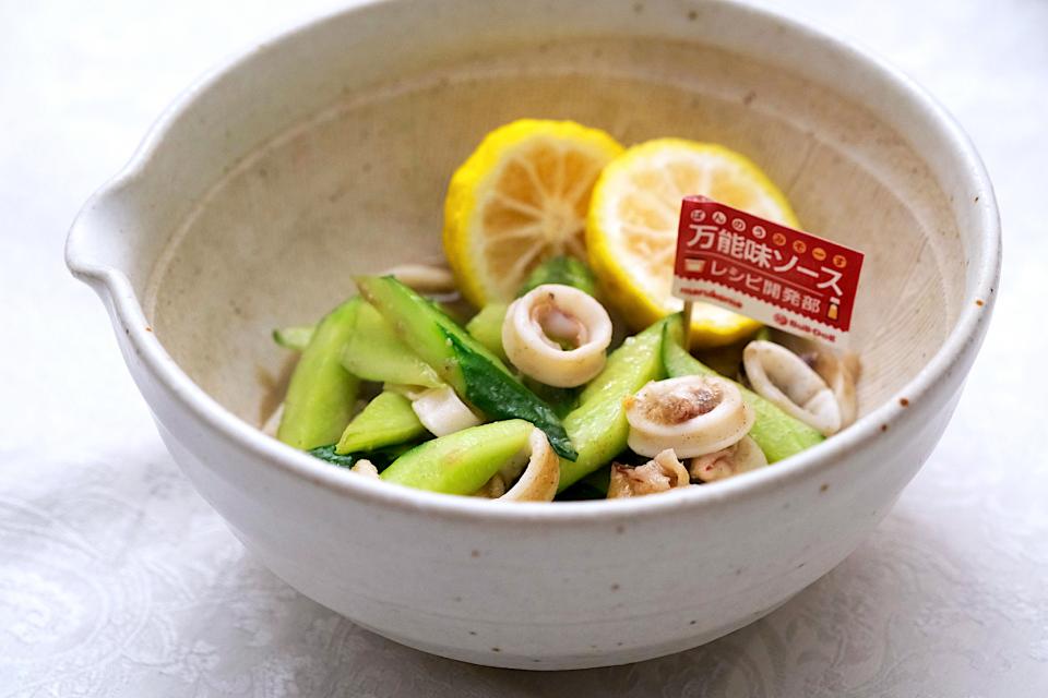 いかときゅうりの万能味ソース炒め