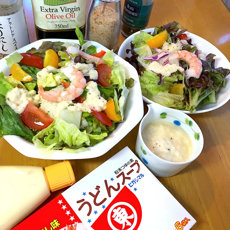 うどんスープの素ですりおろし玉ねぎの自家製ドレッシング|さらっと🍀さん