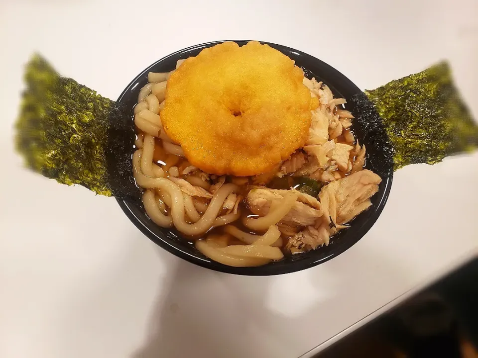 BentoFox's dish BentoFox's dish Shrimp tempura Udon 🍤 with left over turkey 😋 |BentoFoxさん