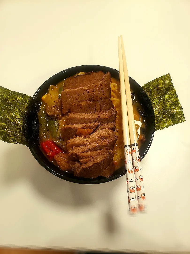 BentoFox's dish Spicy miso beef ramen 😋|BentoFoxさん