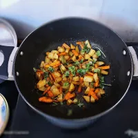 potato carrot fry #pepper spicy|swati jonahxavierさん