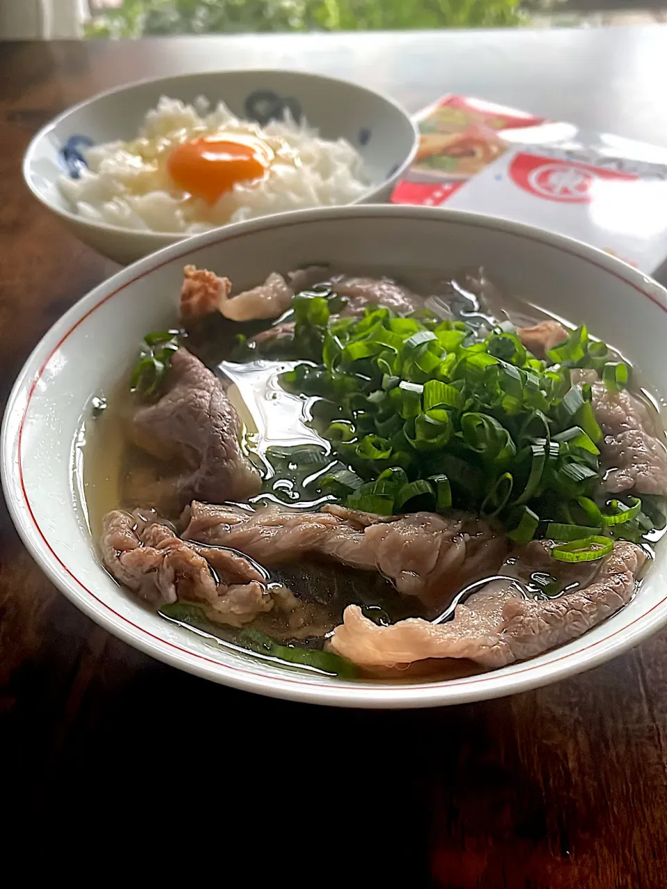 肉吸い〜うどんスープで簡単♡|とんちんさん