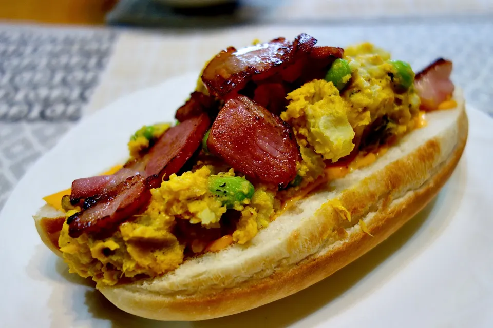 パンプキンベーコンサンド！|バジル🌿さん