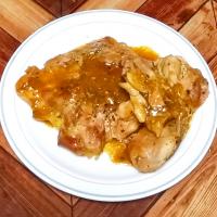 鶏肉焼き　万能味ソース掛け
ガッツリソースなので茹でたブロッコリーなど絡みやすい野菜に掛けても◎これなら野菜嫌いもギリギリイケる、かも。