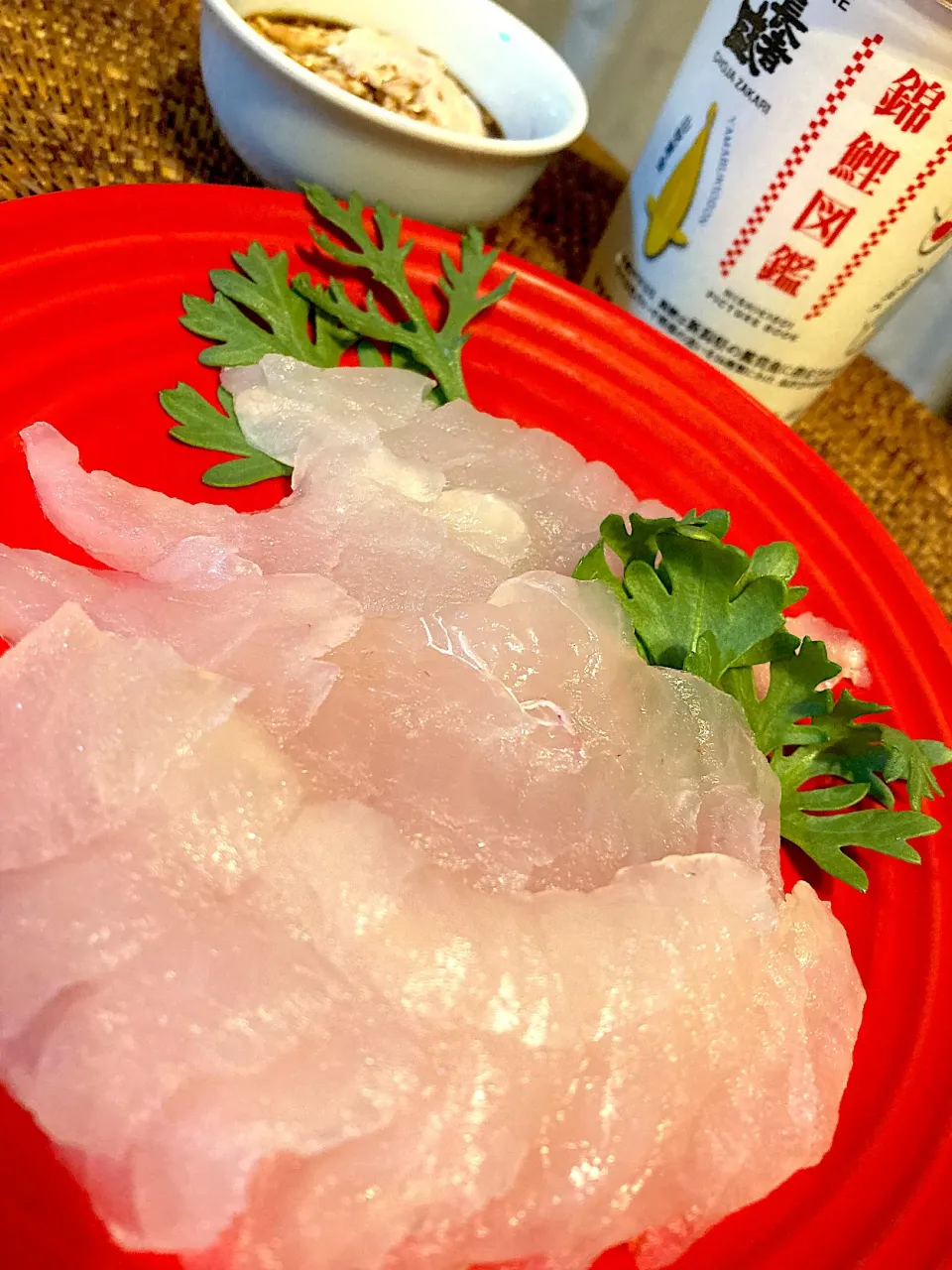 カワハギのお刺身を肝醤油で😍🍶💕✨|アイさん