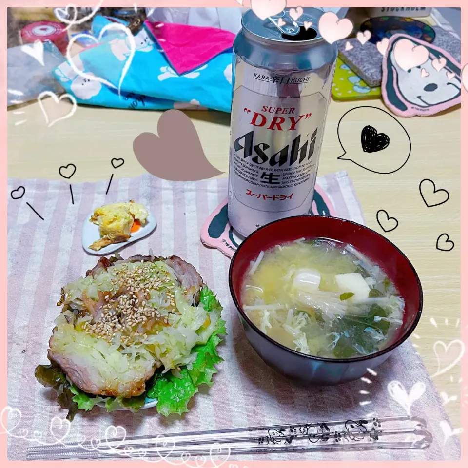 Snapdishの料理写真:１１／２７ ｓｕｎ 晩ごはん🍴＊○°|rinaronarさん