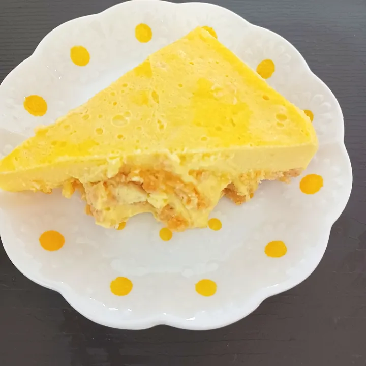 簡単‼タッパーでチーズケーキ🧀|ぽんすけさん