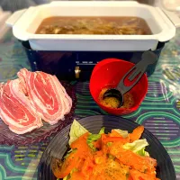 Snapdishの料理写真:塩麹を使ったお鍋＆ドレッシング|umiiさん