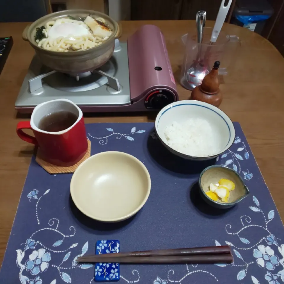 鍋焼きうどん(昼飯)|enarinさん