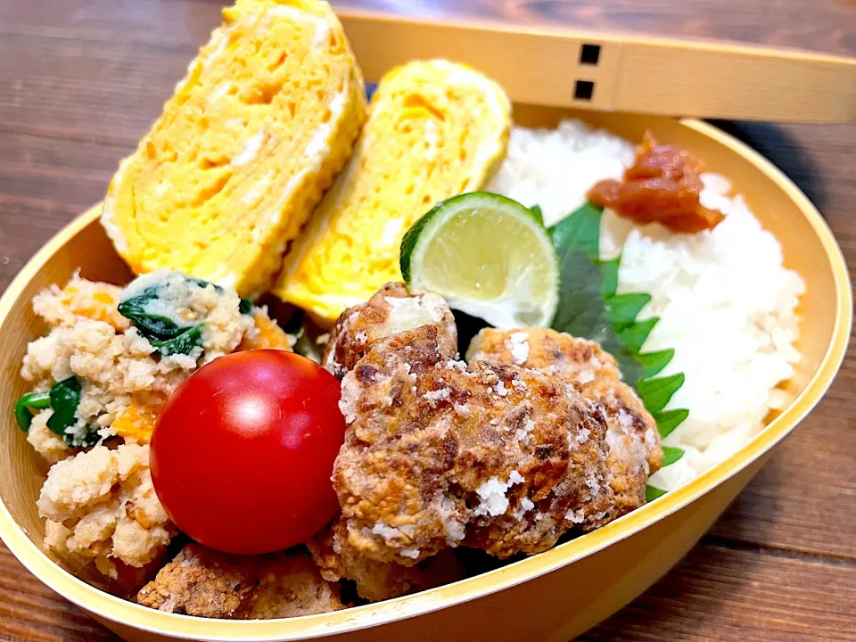 29の日に大豆ミート塩糀唐揚げお弁当|n_nさん