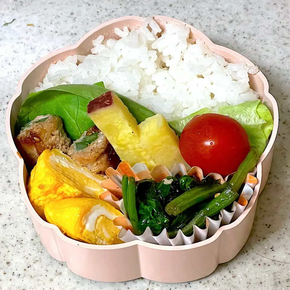 豚肉のアスパラ巻弁当|besさん