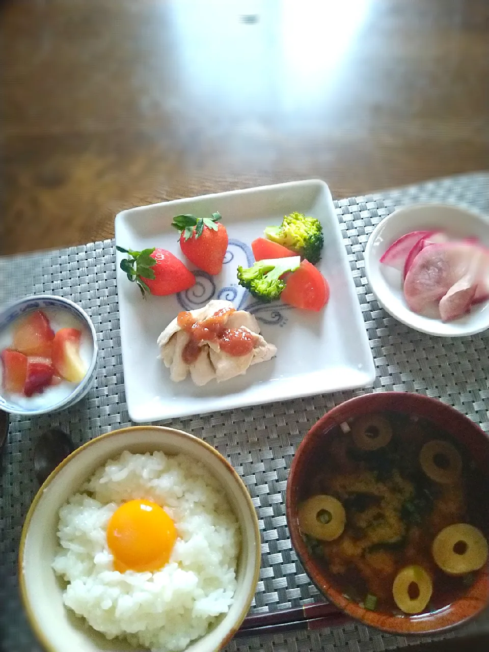 Snapdishの料理写真:朝ごはん☁！|まめころさん