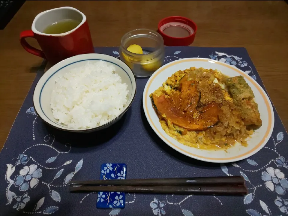 卵とじ(朝ご飯)|enarinさん