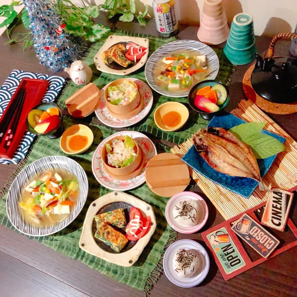 Snapdishの料理写真:【🏡おうち中華と和食の夕飯🥢】|ぷらっとさん