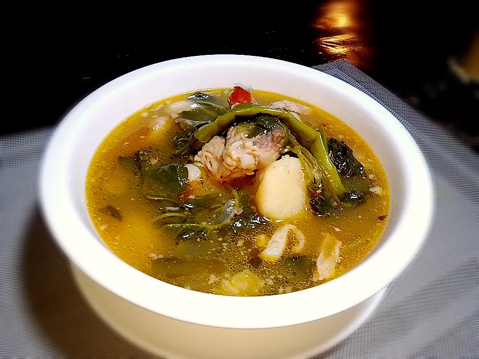 Snapdishの料理写真:Pork sinigang|Cecilia Ricamaraさん