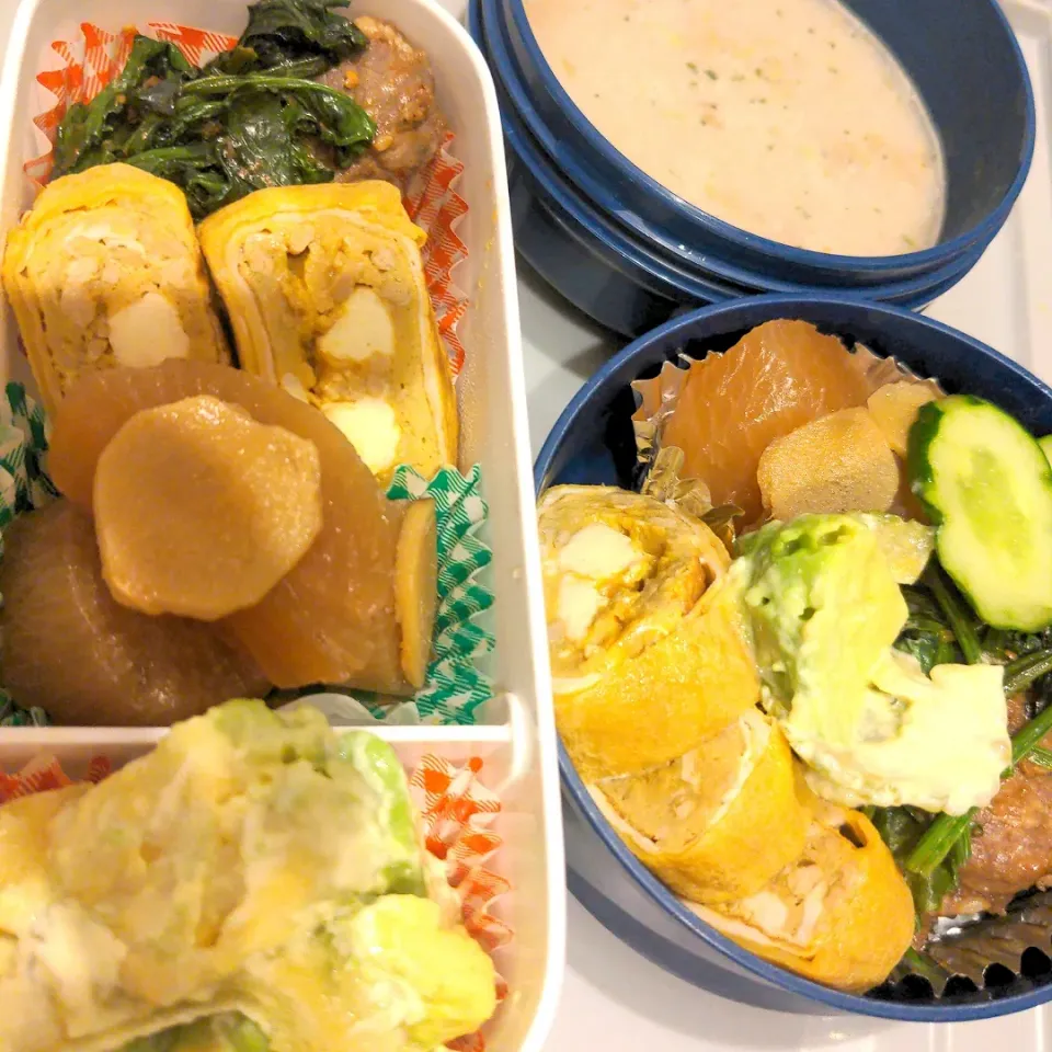 息子と私弁当♧〜大豆ミート　カレーそぼろアレンジ編〜№2|チョコさん