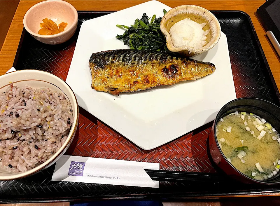 大戸屋　サバの炭火焼定食|須佐 浩幸さん