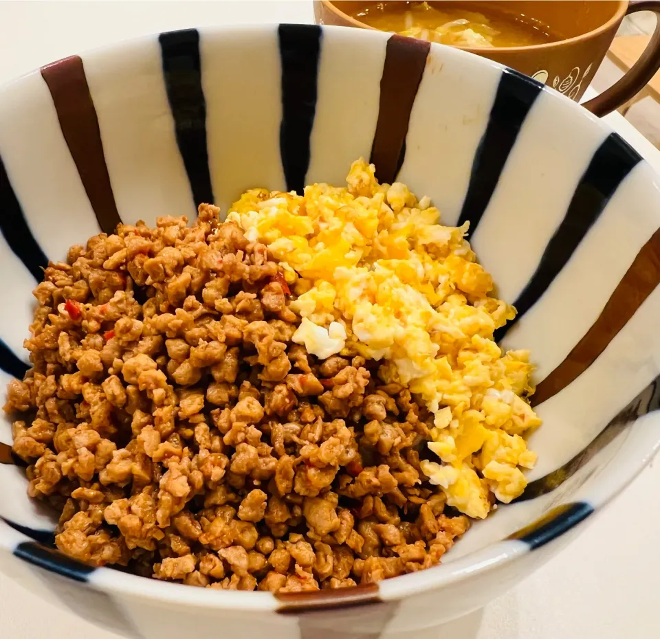 大豆ミートそぼろ丼|yuuukaさん