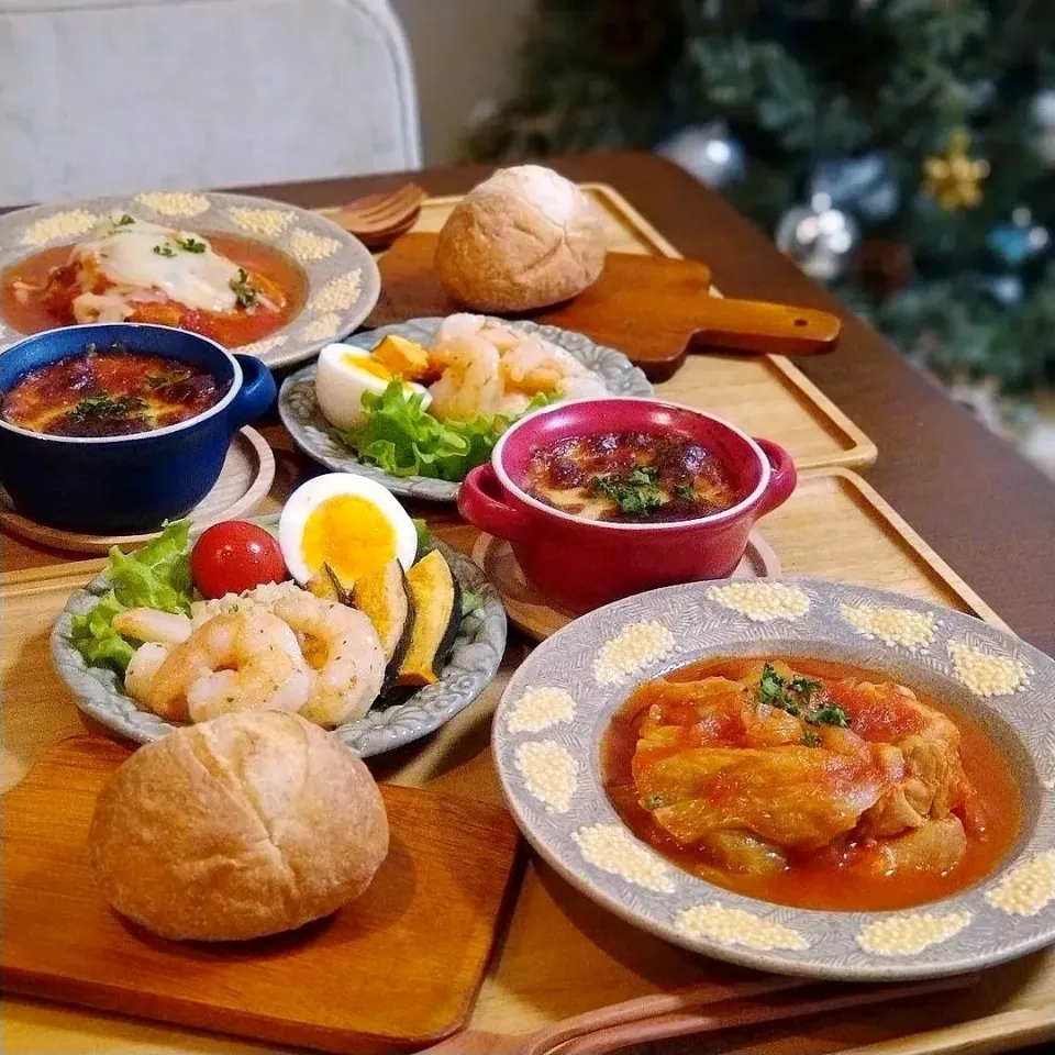 チキンとキャベツのトマト煮込み|こだしーさん