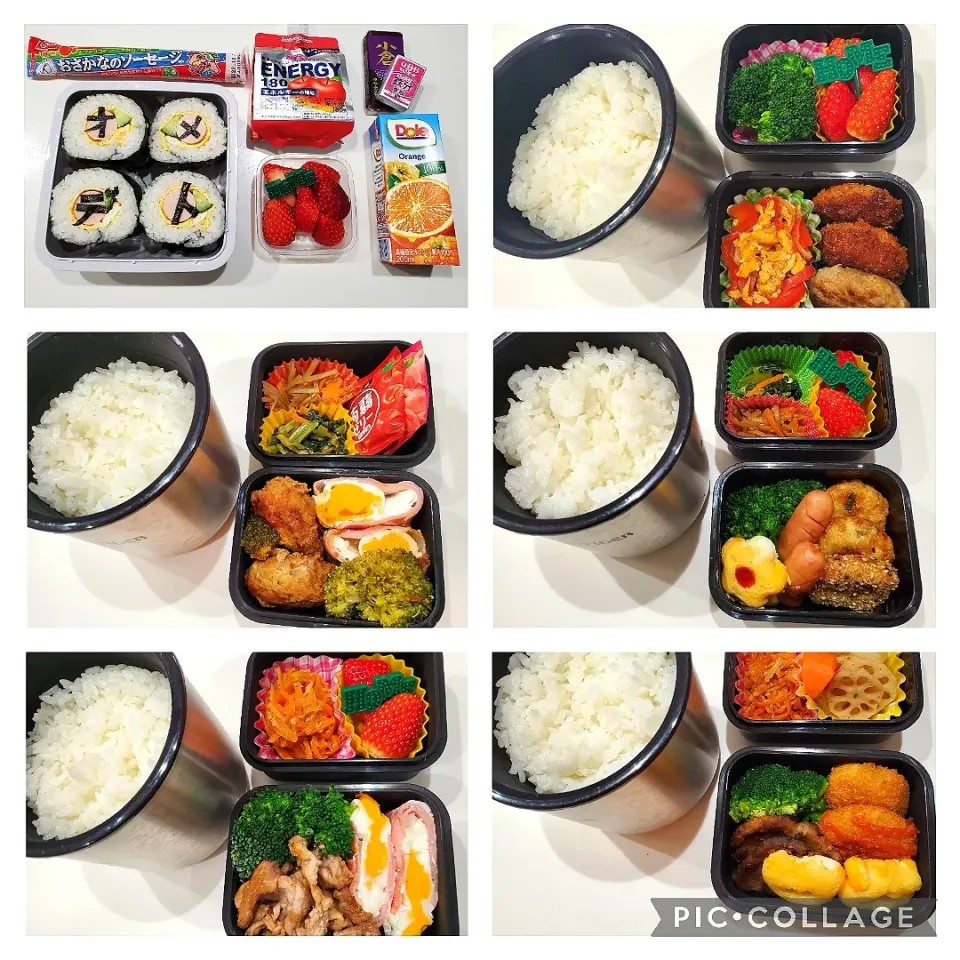 Snapdishの料理写真:今週のお弁当🍱|さーりさん