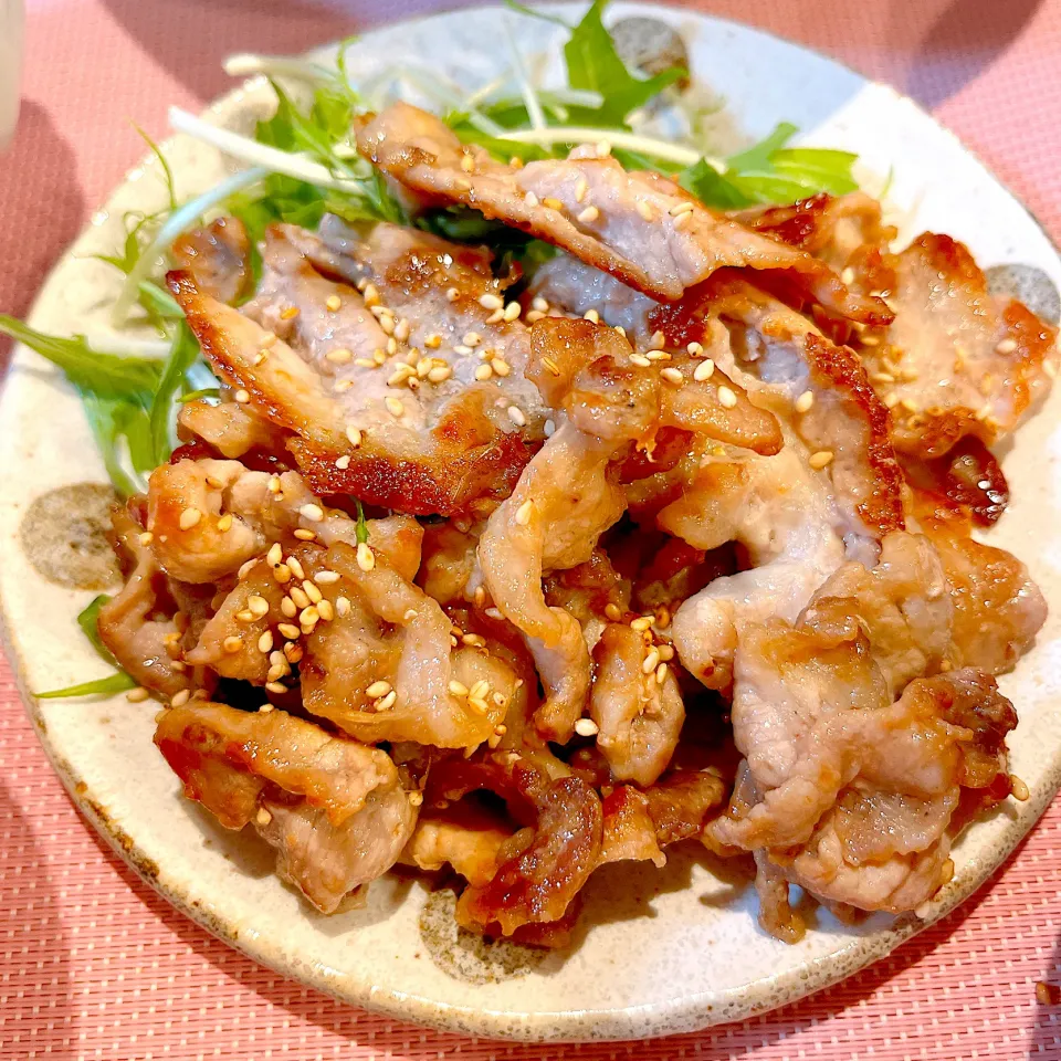 豚肉カリカリ焼き|アンナさん