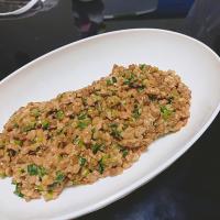 大豆そぼろでスタミナ納豆